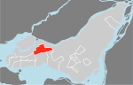 Carte localisation Île de Montréal - Dollard-Des Ormeaux